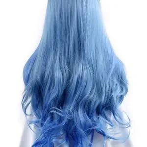 Accessories | Phoenix 28 Curly Blue Ombr Cosplay Wig Nwt  display picture 2